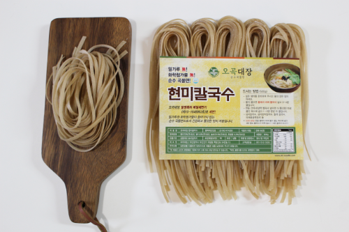 현미쌀칼국수 500g(3-4인분) 국산 파스타 스파게티 볶음면요리 비빔칼국수  온칼국수